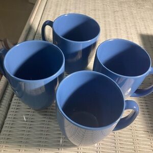 Corelle ocean blue 4 mugs